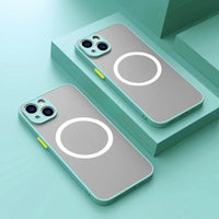 Matte Magnetic Phone Case with Magsafe & Drop Protection – 1+1 FREE
