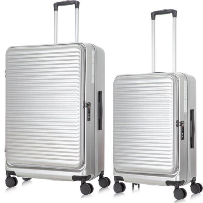 2-piece hard-shell suitcase set with laptop compartment – Berlin