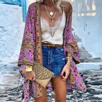 Trendy Boho women's cardigan with pattern – Elara