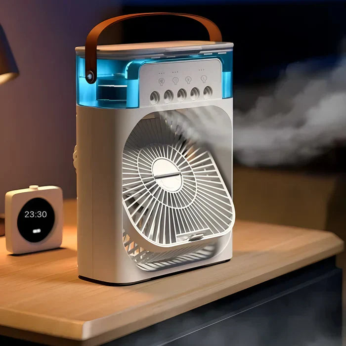 3-in-1 Fan with 7-Colour LED Light - BreezeMaster Pro-State of Style