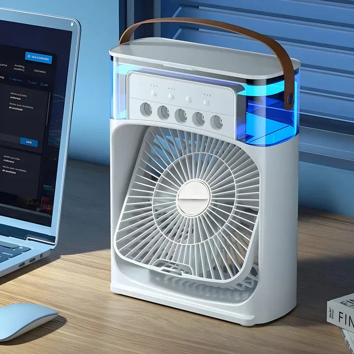 3-in-1 Fan with 7-Colour LED Light - BreezeMaster Pro-State of Style