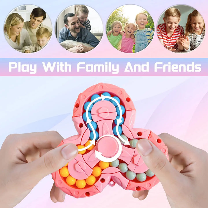 360° Fidget Spinner - FocusSpin-Pink-State of Style