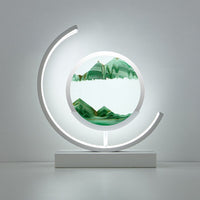 3D Sand Shell Table Lamp - Abyss-Green-White-State of Style