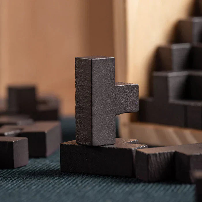 3D Wooden Brain Teaser - PuzzleMaster-State of Style