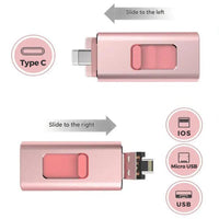 4-in-1 Flashdrive for Every Device - DataFlex-16GB-Silver-State of Style