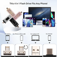 4-in-1 Flashdrive for Every Device - DataFlex-16GB-Silver-State of Style