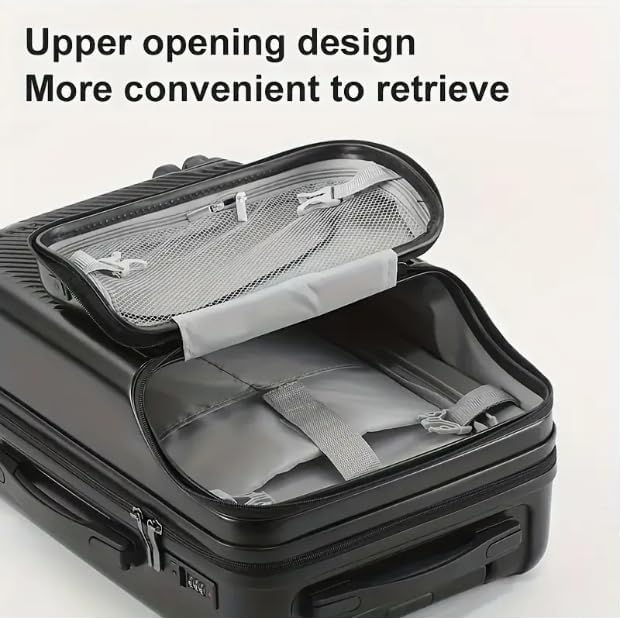 Hard Shell Carry-On with Cup Holder, USB Port & TSA Lock