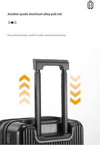 Hard Shell Carry-On with Cup Holder, USB Port & TSA Lock
