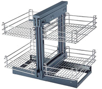 Robust Carbon Steel Blind Corner Cabinet Pull Out Shelf – Zevora