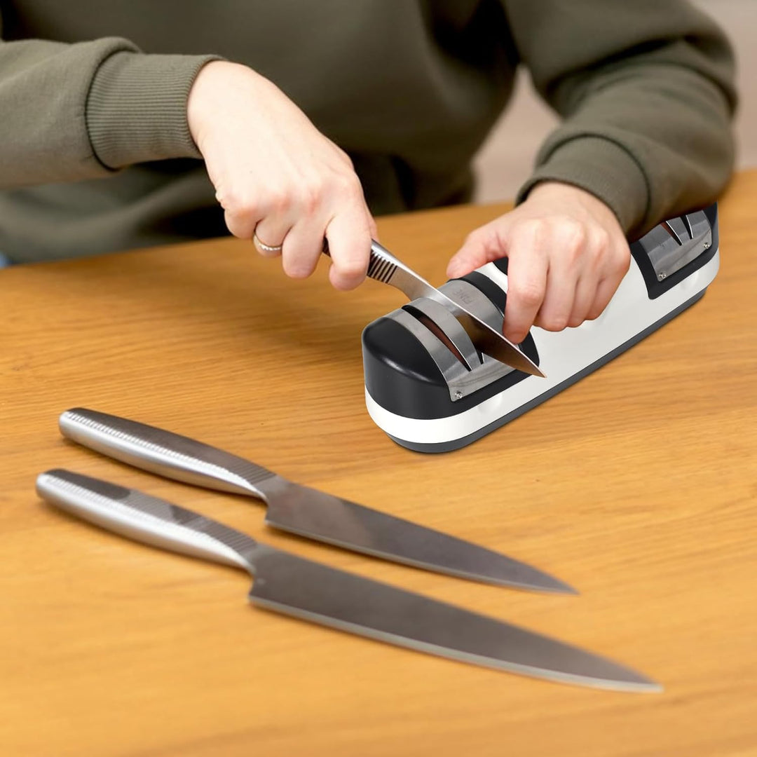 Electric Knife Sharpener with 3 Speeds & LED Display – EdgeMaster