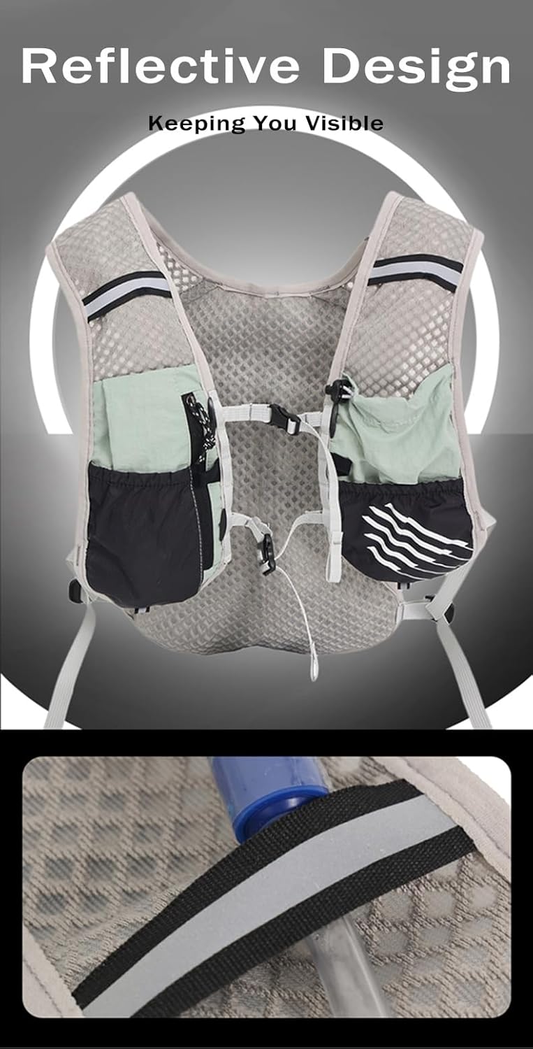 Ultra-Light Hydration Running Vest with 2L Water Bladder – Dravien