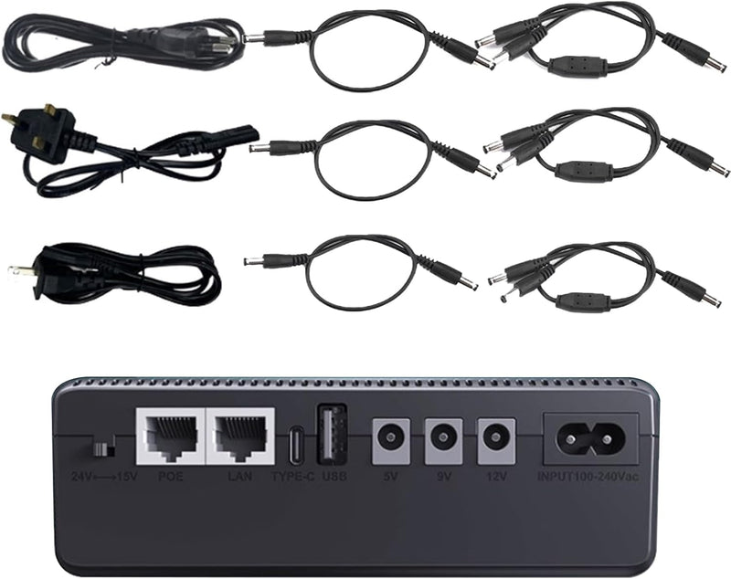 UPS Backup Battery 10400 mAh Compact Supply – Nexora