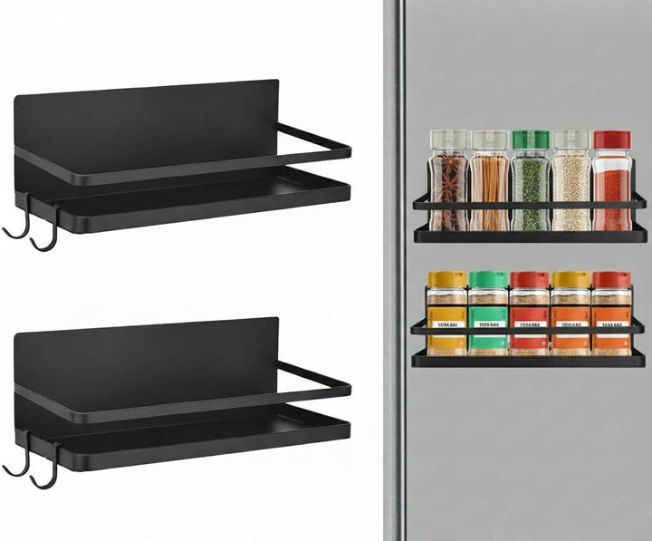 No-Drill Magnetic Spice Rack Set – Vespera