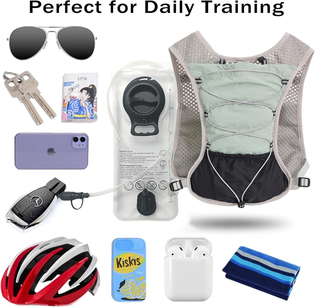 Ultra-Light Hydration Running Vest with 2L Water Bladder – Dravien