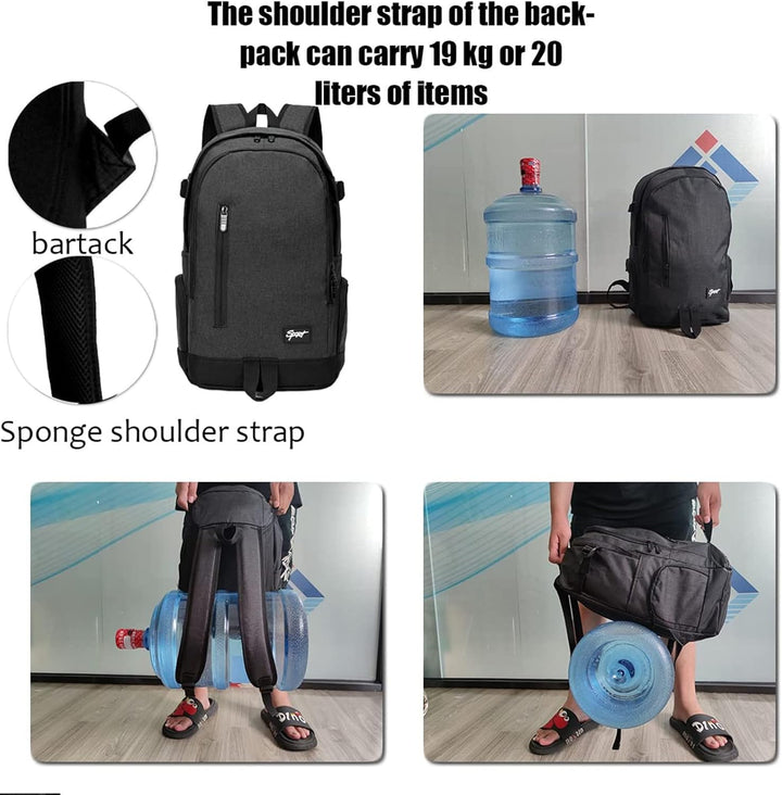 Slim 15.6" Travel & Work Laptop Backpack with Organiser Pockets