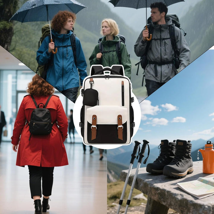 Large Capacity Waterproof Expandable Travel Backpack – Elorio