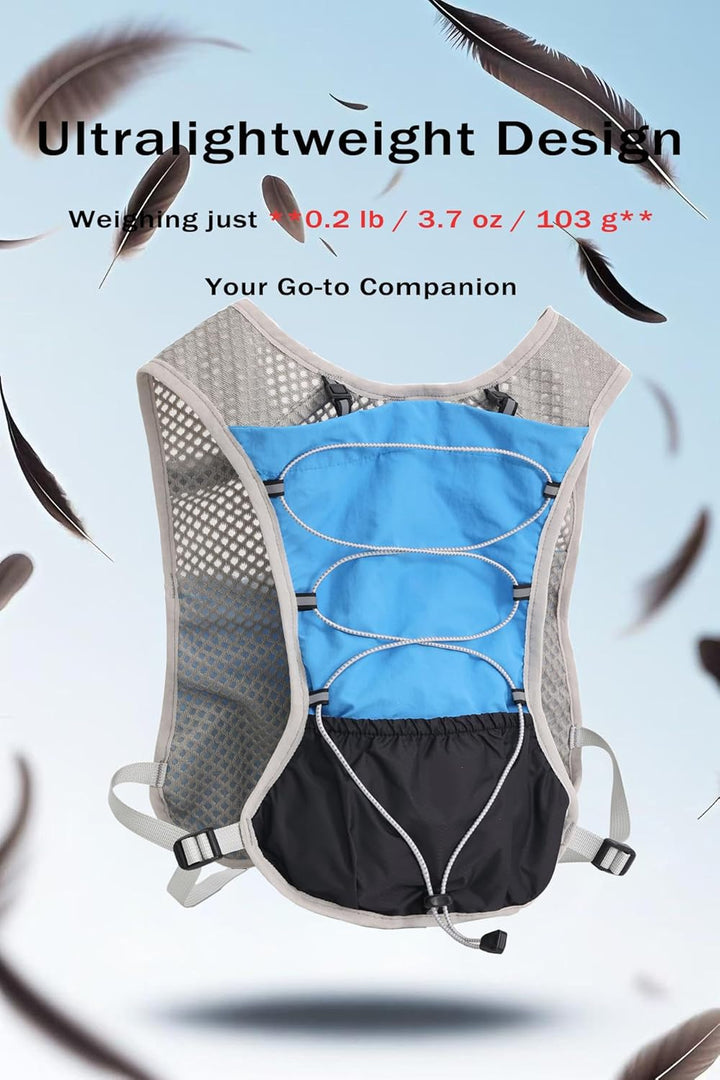 Ultra-Light Hydration Running Vest with 2L Water Bladder – Dravien