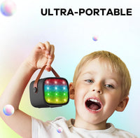 Portable Mini Karaoke Machine with Bluetooth Speaker & 2 Wireless Mics – Veylo