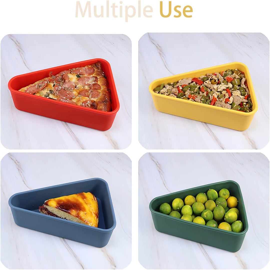 Reusable Pizza Storage Container with 2 Trays – SliceSafe (1+1 FREE)