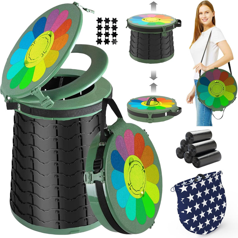 Portable Toilet with Adjustable Height – CampMate