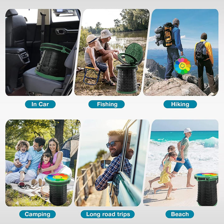 Portable Toilet with Adjustable Height – CampMate