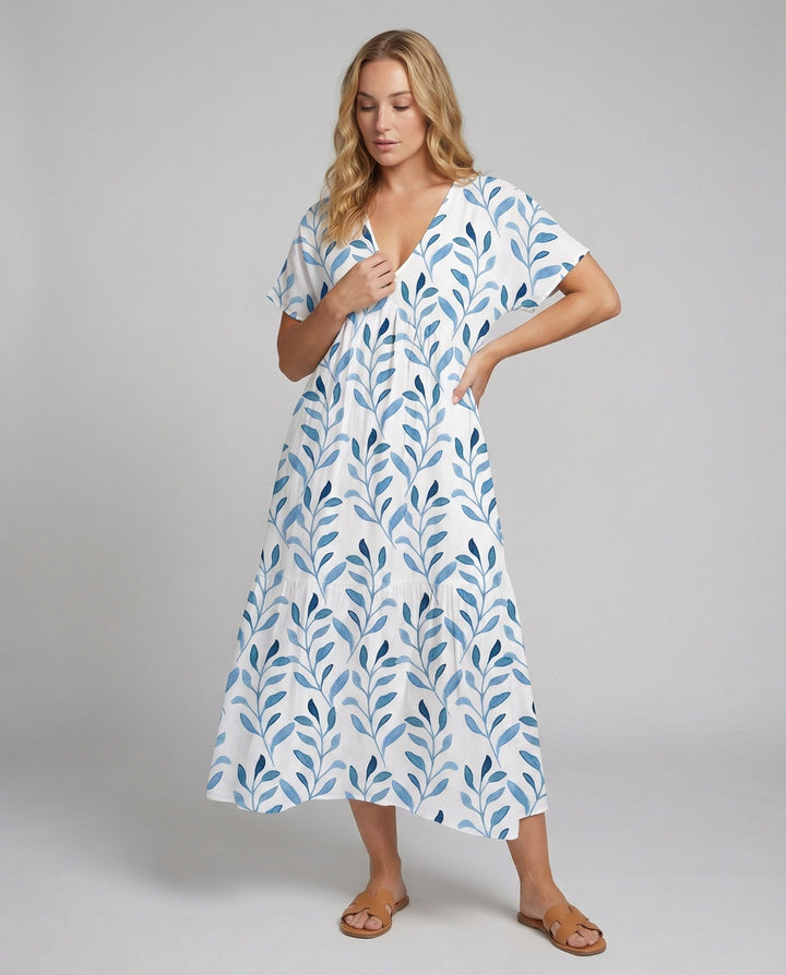 A Line Midi Dress - Laura