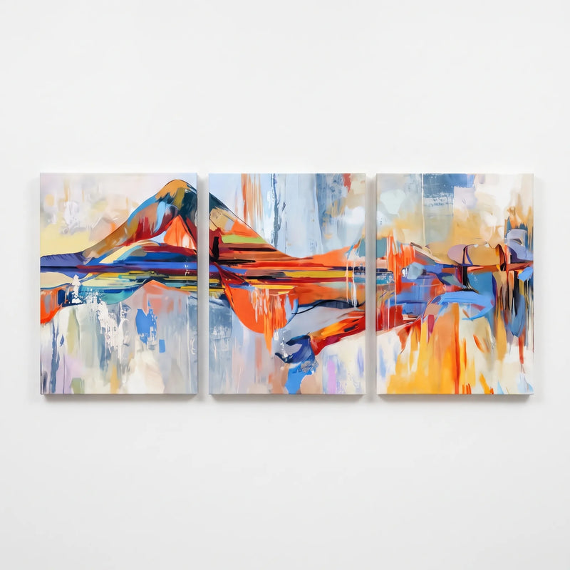 Abstract Three-Piece Wall Art - Chromis