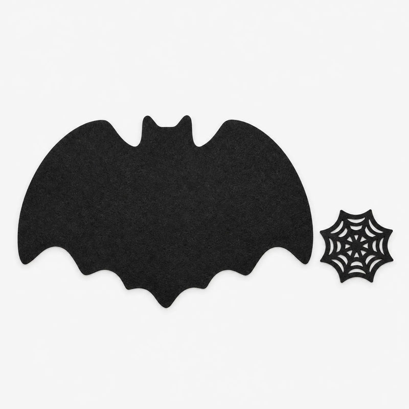 Bat Shaped Halloween Placemats - Noctura