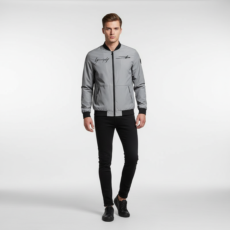 Bestickte Bomberjacke - Silas