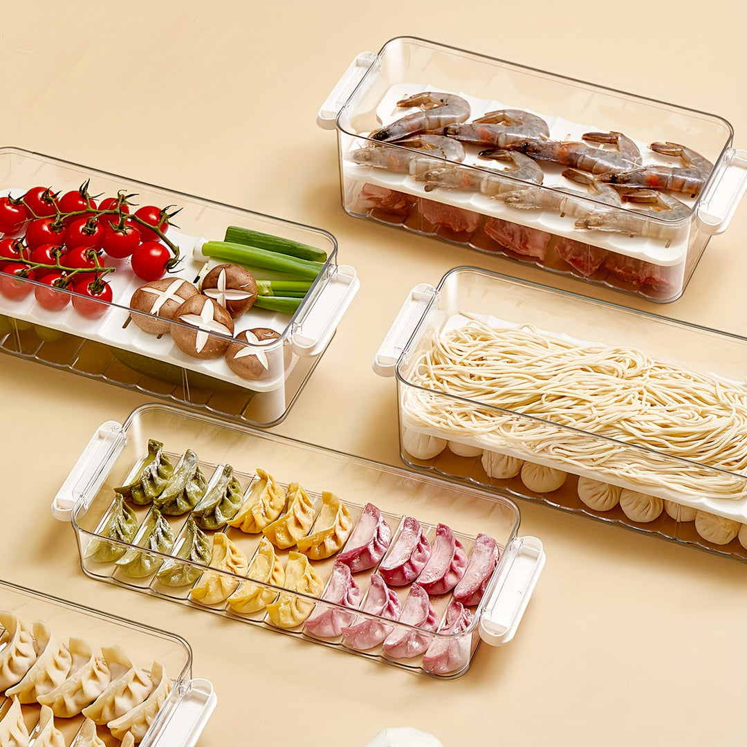 Clear Stackable Fridge Storage Container - Visiq