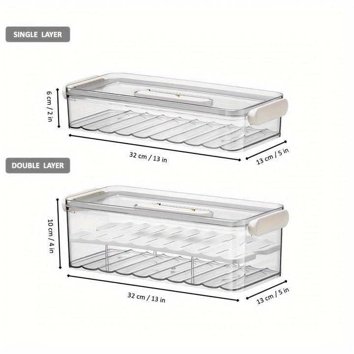 Clear Stackable Fridge Storage Container - Visiq
