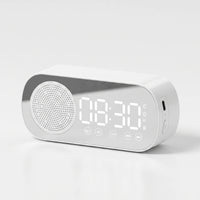 Compact Digital Alarm Clock Speaker - Vibecast