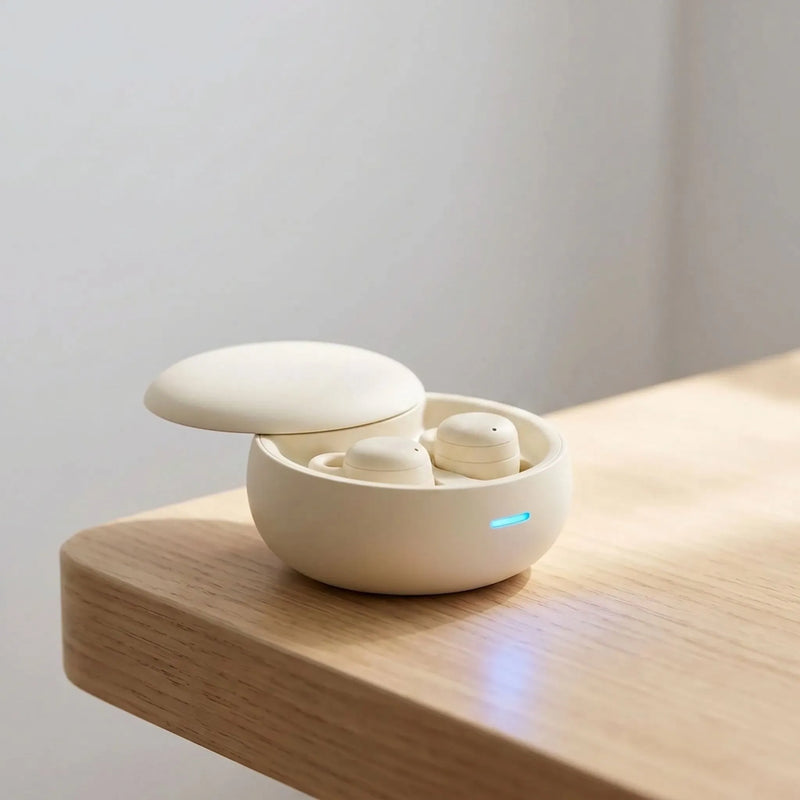 Compact Wireless Sound Cancelling Earbuds - Somniqa