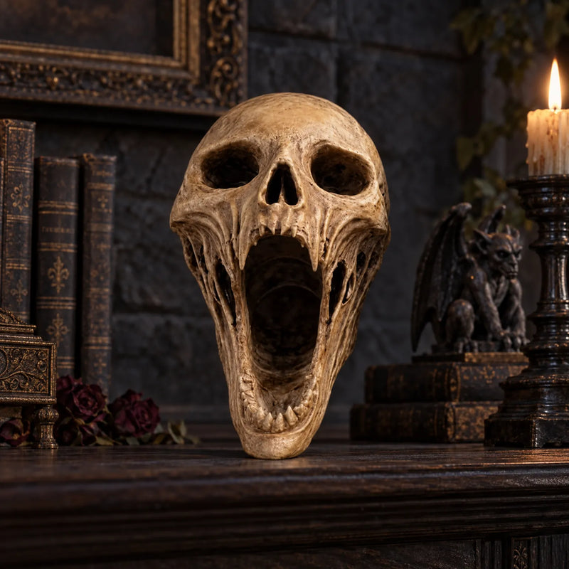 Decorative 3D Skull Ornament - Gloomskull