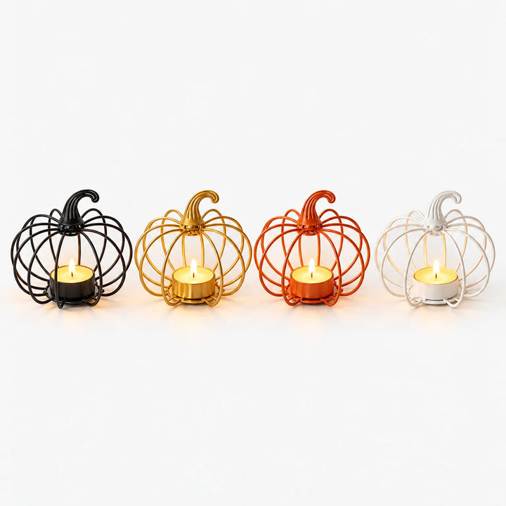 Decorative Seasonal Tea Light Holder - Pumpika