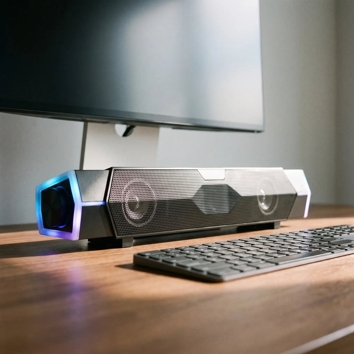 Desktop Computer Soundbar With Microphone - Luminsound