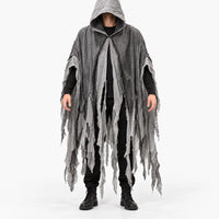 Distressed Hooded Cloak - Grimward