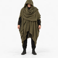 Distressed Hooded Cloak - Grimward