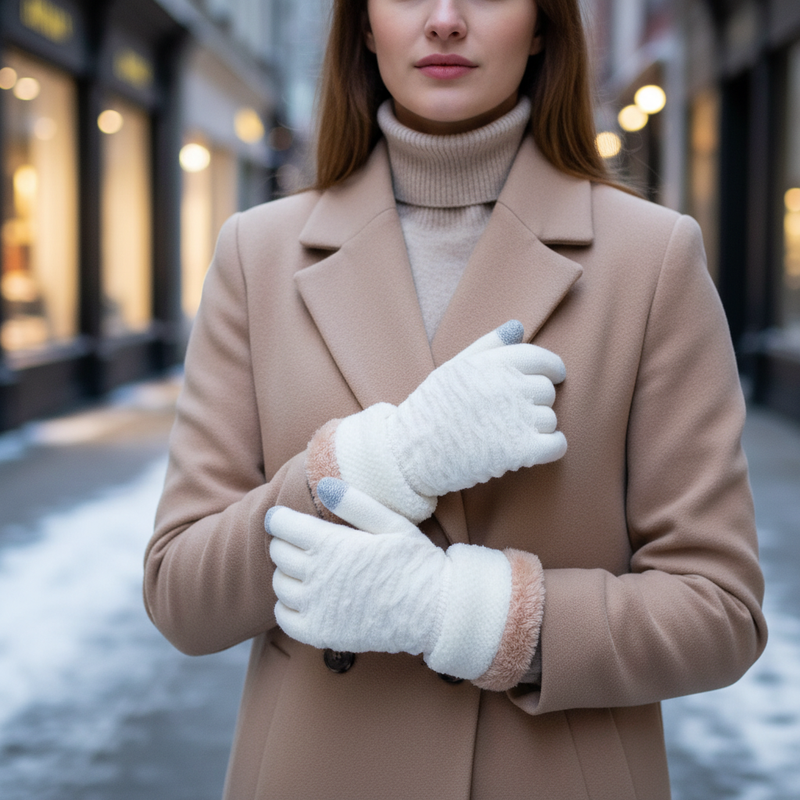 Fleece Gefütterte Touchscreenhandschuhe - PolarKnit