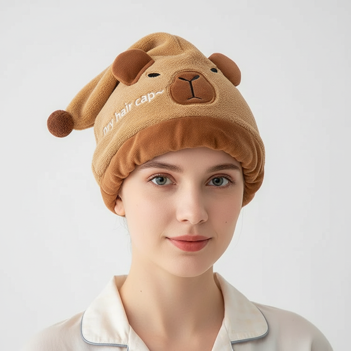Frotteehaube Für Haare - FuzzyHairCap