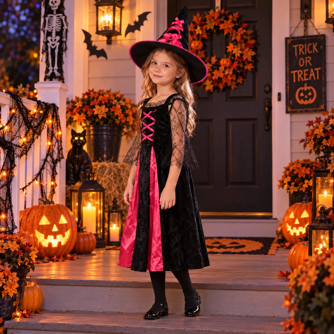 Girls Witch Costume - Bewitchia