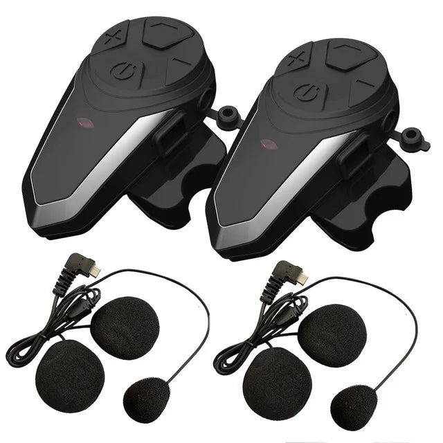 Motorcycle Helmet Bluetooth Intercom with FM & 1000m Range – RoadLink S3