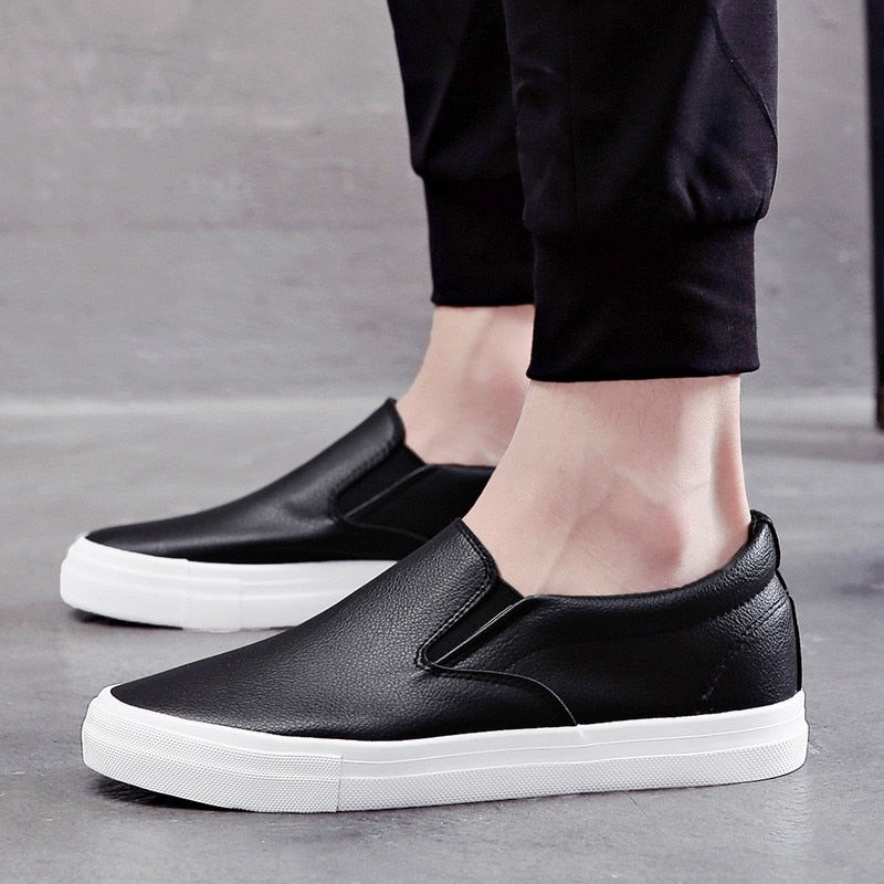 Men's Slip-on Leather Sneakers - Jonas