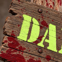 Halloween Garden Warning Signs - Dreadwood