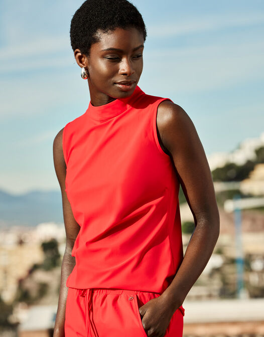 High Neck Sleeveless Top - Maria