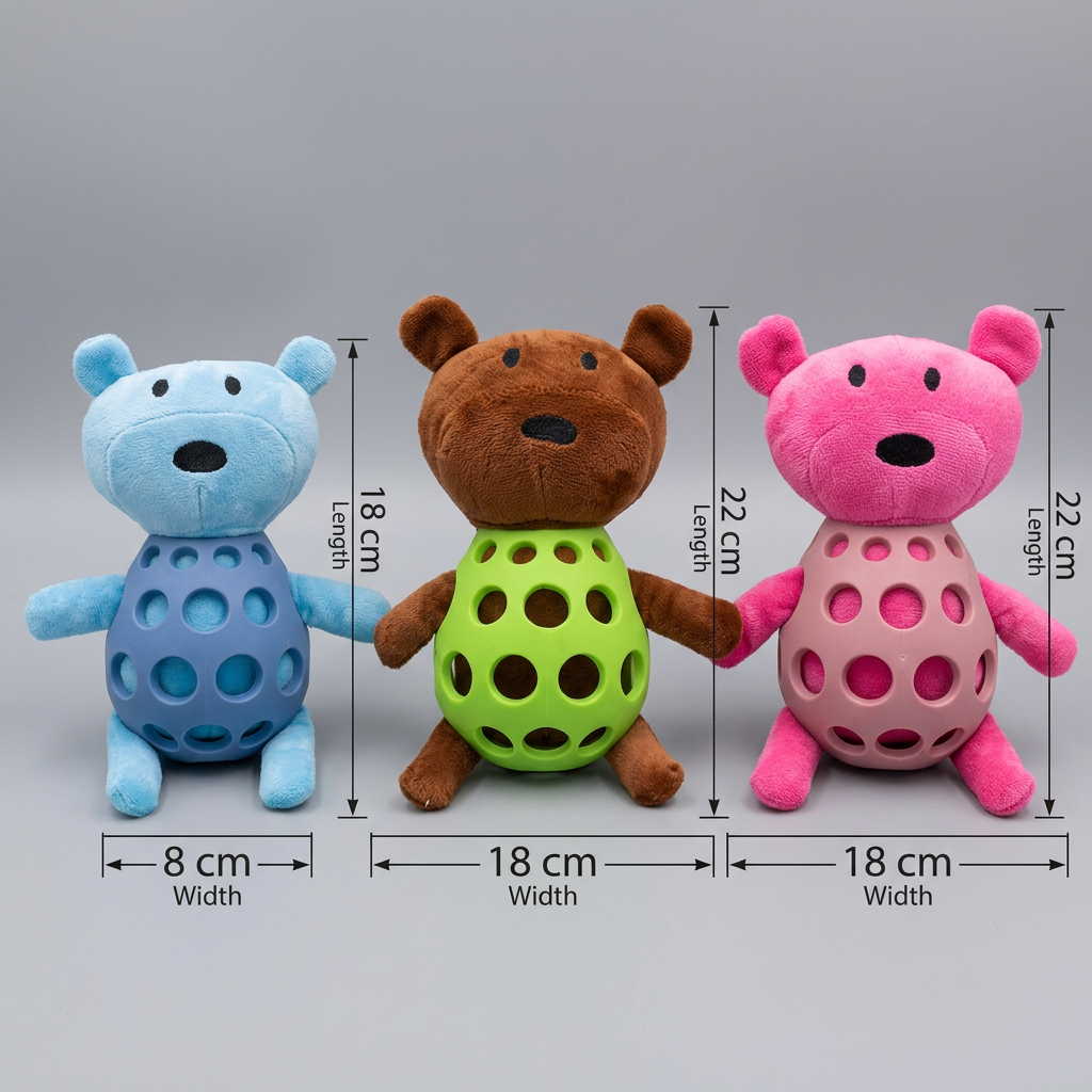 Interactive Dog Toy - SqueakBear