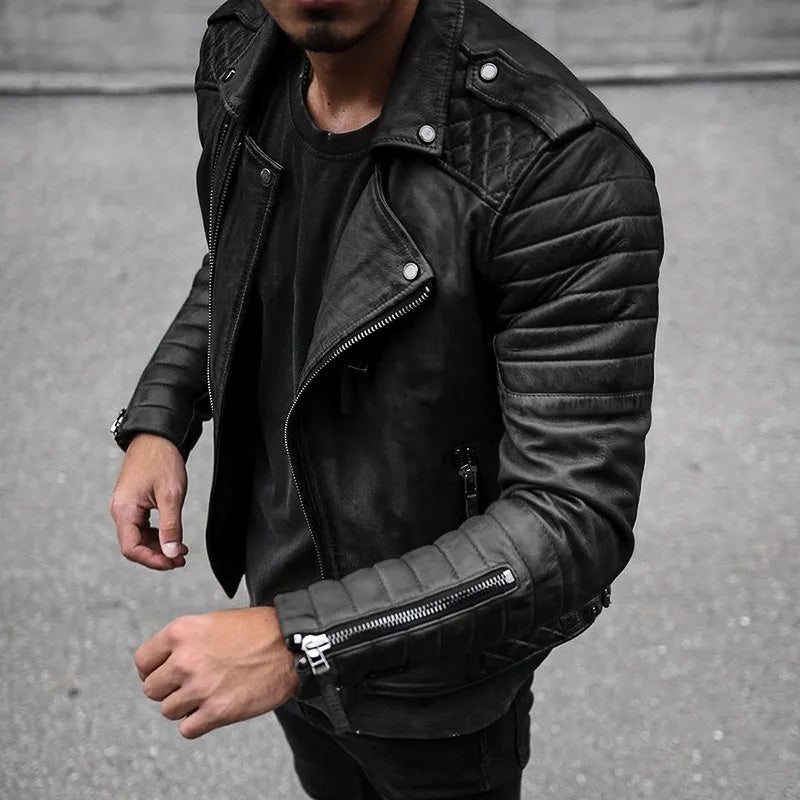 Men's Learning Biker Jacket – Cael
