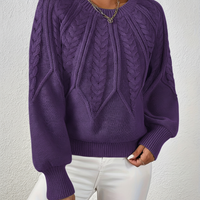 Kabelstrickpullover - Karin