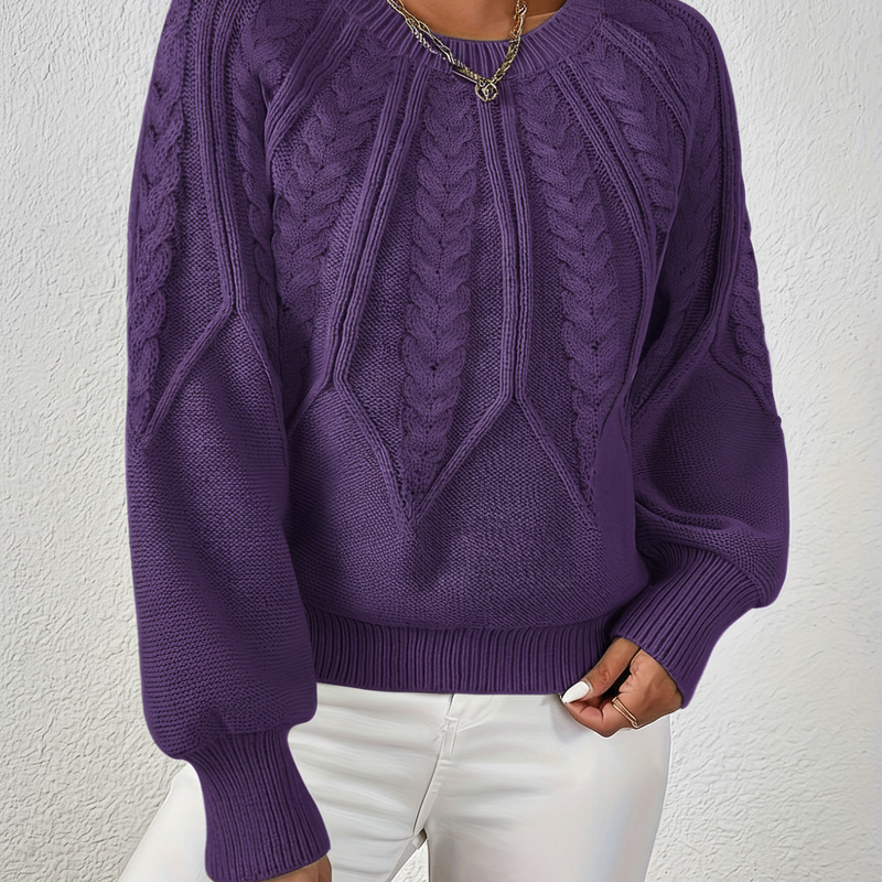 Kabelstrickpullover - Karin