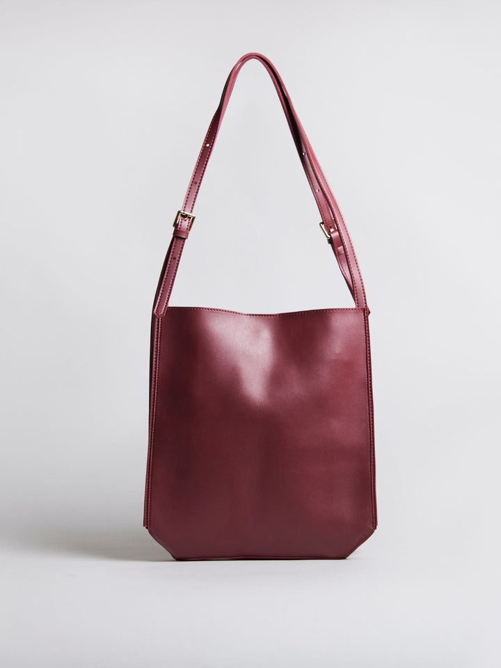 Minimalist Structured Shoulder Bag - Cadrila